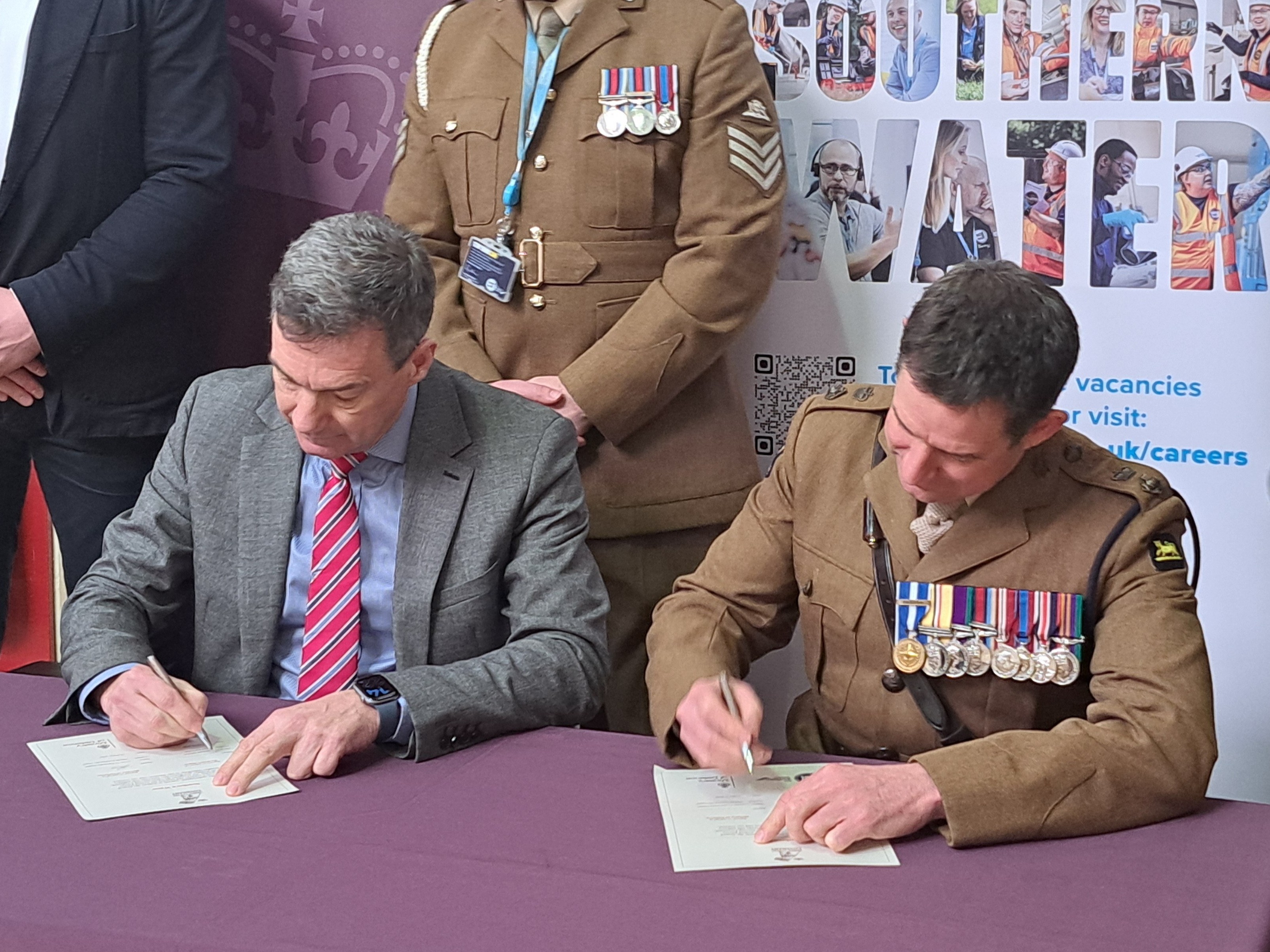 Armed Forces Covenant signed by Southern Water